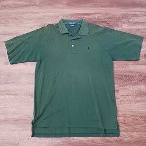 Polo Golf Green Short Sleeve Polo Knit Shirt Size L‎ Large